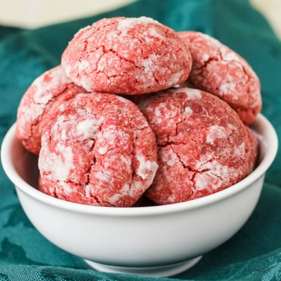 Red Velvet Cookie Crinkles
