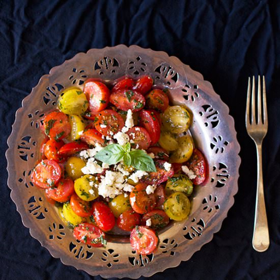 Tomato, Herb and Feta Salad