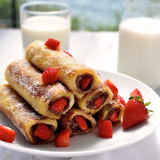 Strawberry Nutella French Toast