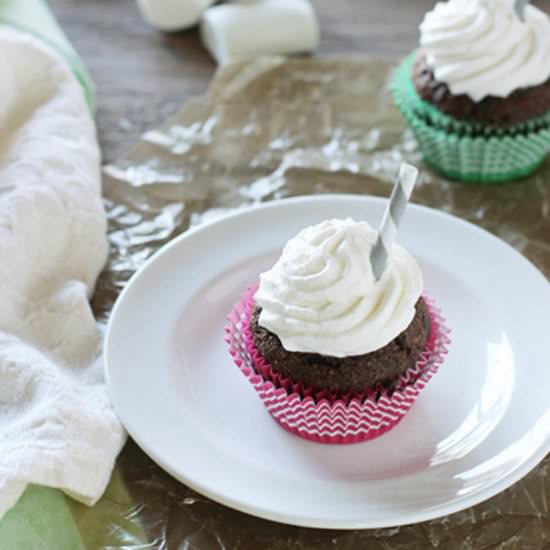 hot chocolate cupcakes