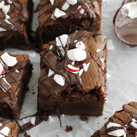 Peppermint Mocha Brownies