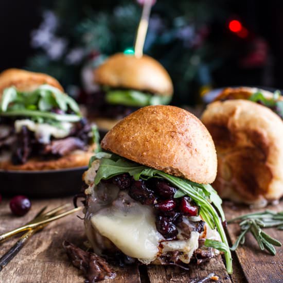 Gingery Steak and Brie Sliders
