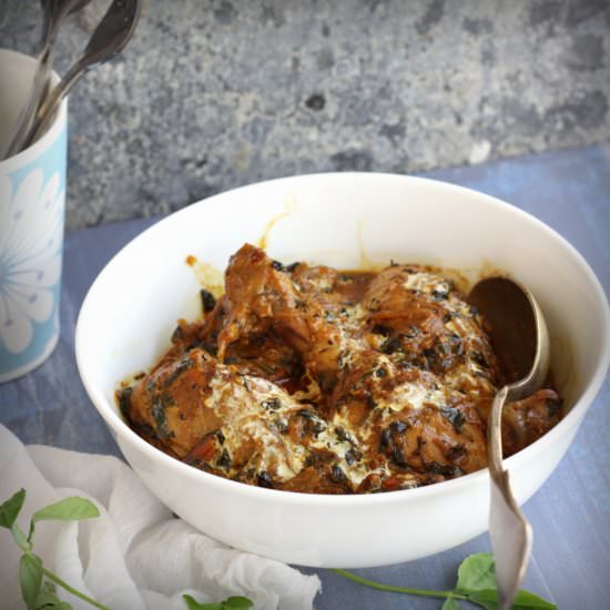 Methi murg malai