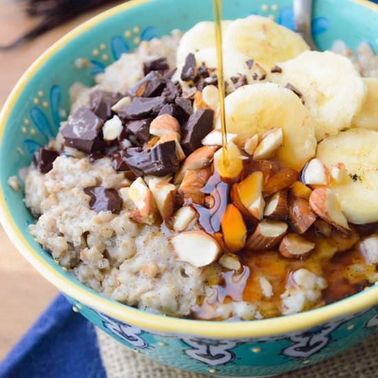 Vanilla Bean Steel Cut Oats