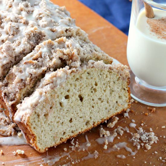 Eggnog Quick Bread