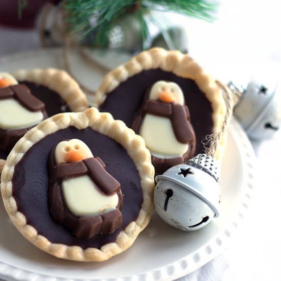 Dark Chocolate Ganache Tarts