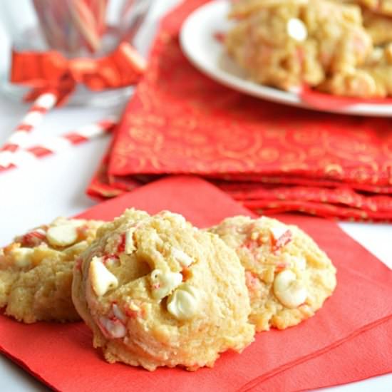 White Chocolate Peppermint Cookies