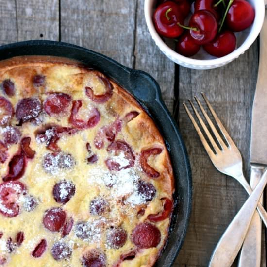 Gluten-Free Cherry Clafoutis