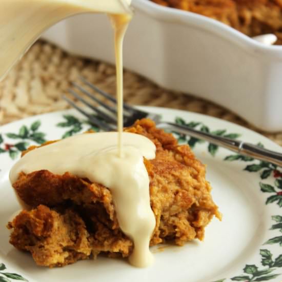Pumpkin Bread Pudding
