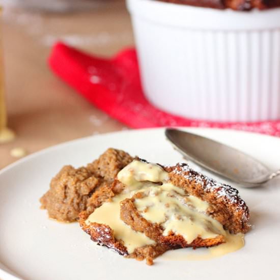 Gingerbread Souffle with Maple