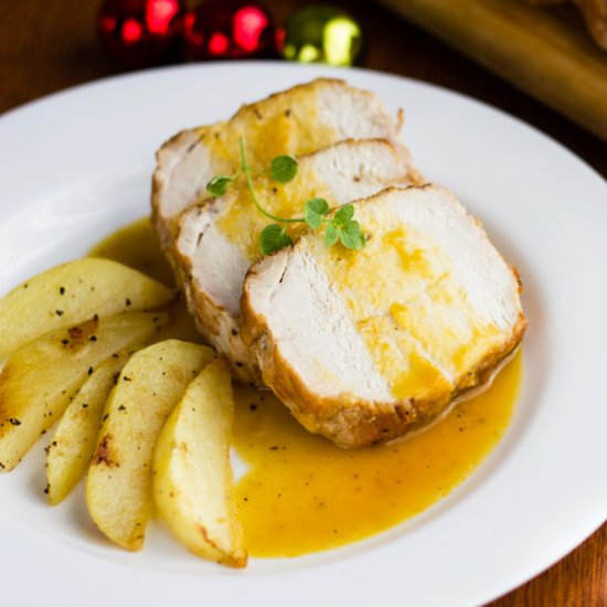 Pork Loin in Mandarin Sauce