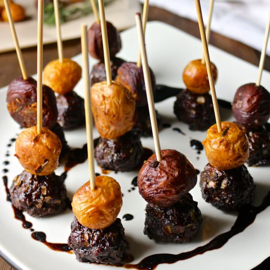 Bison Meatballs