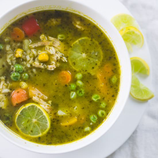 Peruvian Turkey Soup