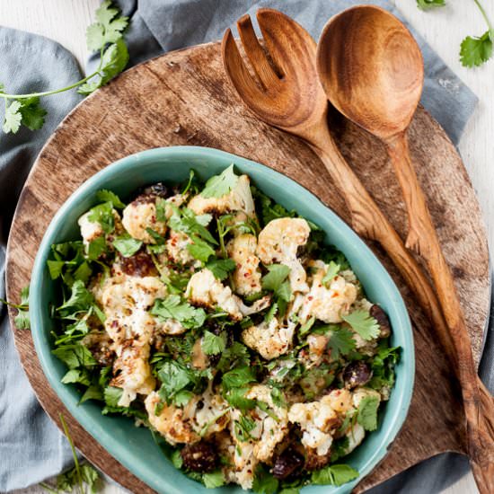 Roasted Cauliflower with Miso