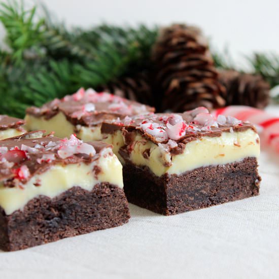 Chocolate Peppermint Slice