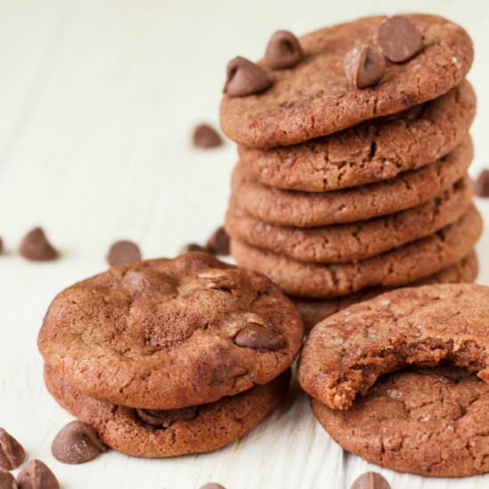 Double Chocolate Cookies