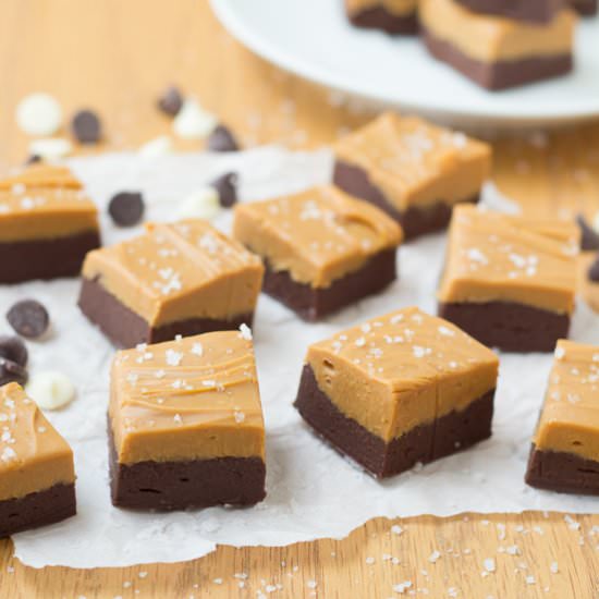 Salted Caramel Mocha Fudge