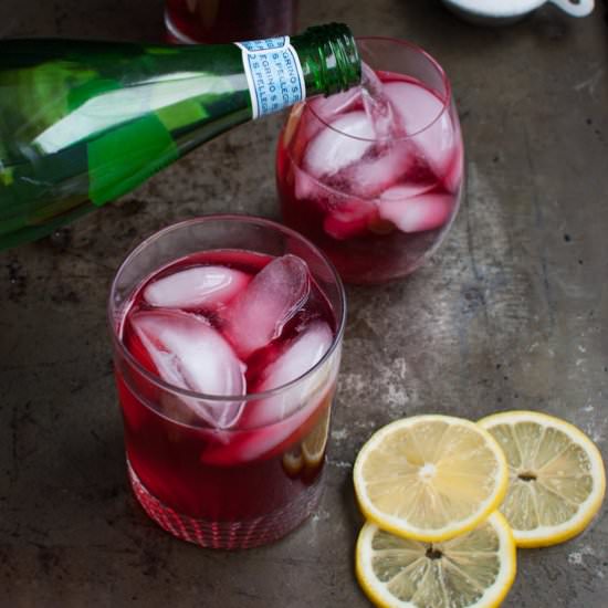 Hibiscus Ginger Tea Spritzer