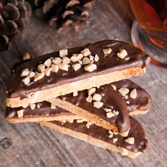 Chocolate Toffee Biscotti