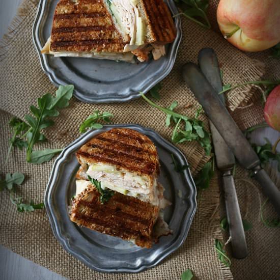 Turkey Apple Brie Panini