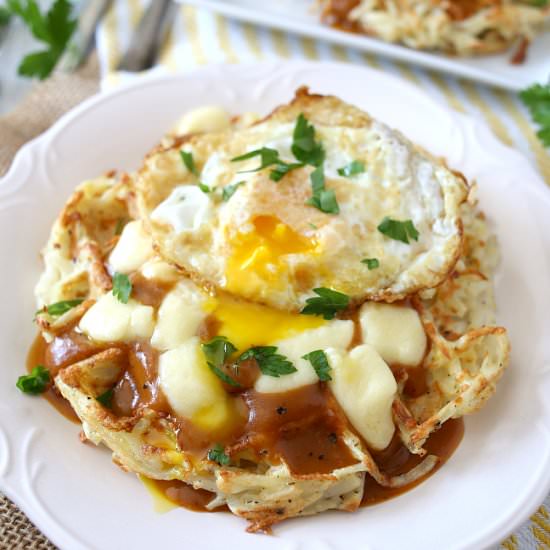Poutine Hash Brown Waffles