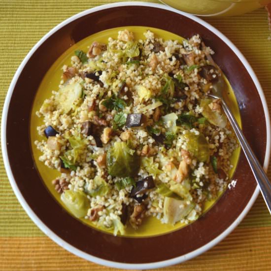 Millet Brussels Sprout Salad