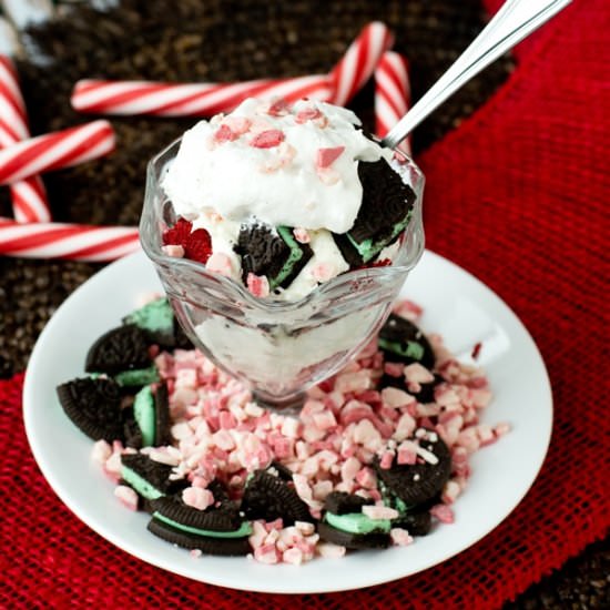 Peppermint Cheesecake Trifle