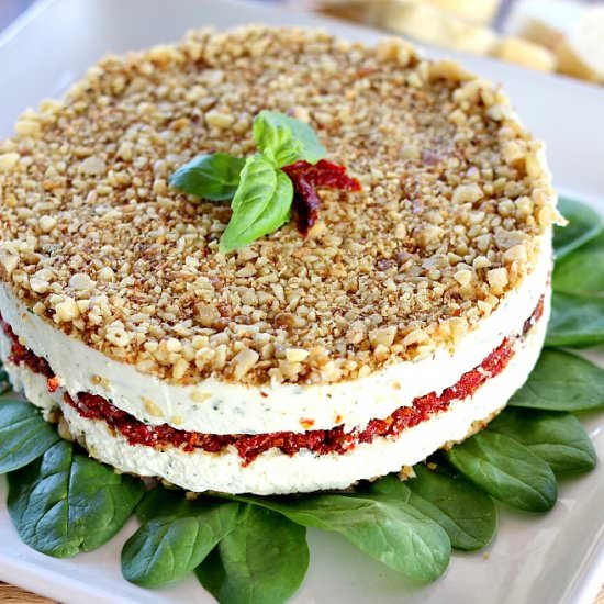Sun Dried Tomato Cheese Torte