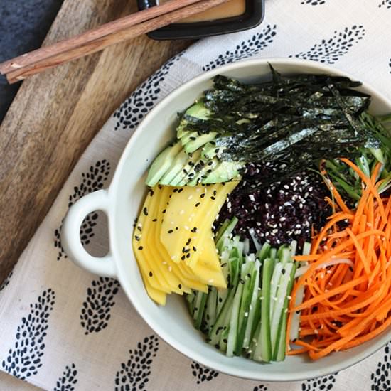 Black Rice Sushi Bowls