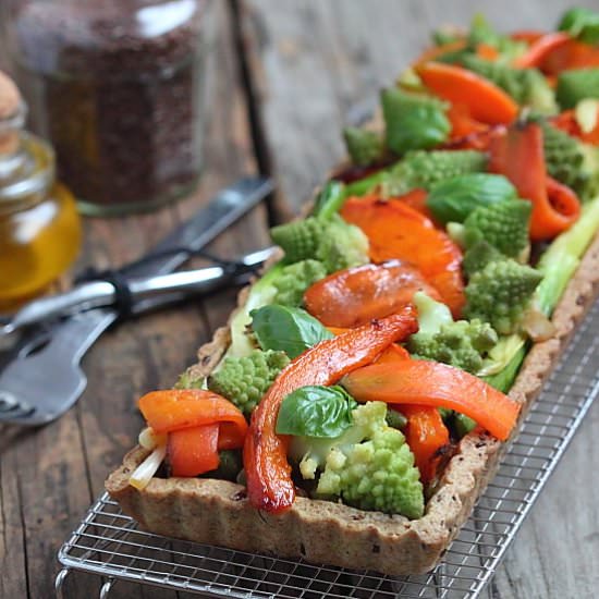 Warm autumn tart