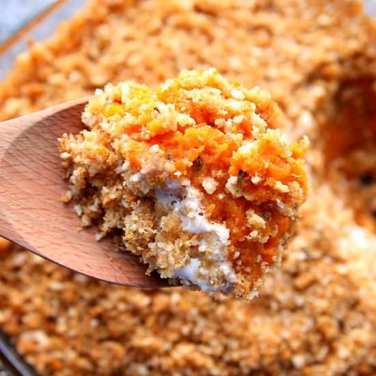 savory sweet potato casserole