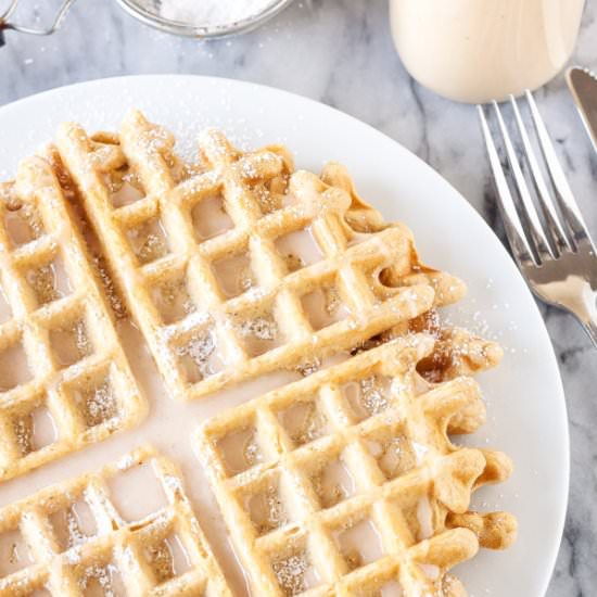 Eggnog Waffles