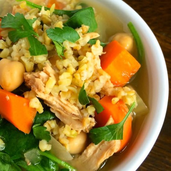Middle Eastern Chicken Soup