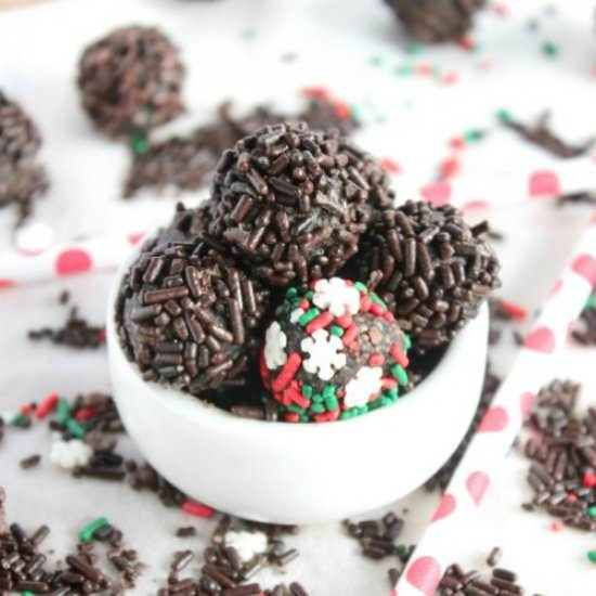 Double Chocolate “Rum” Balls