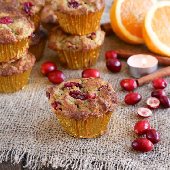 Cranberry & Orange Muffins