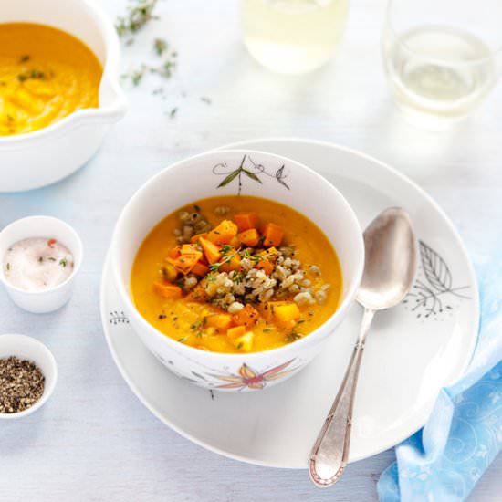 Roasted Root Vegetable Soup