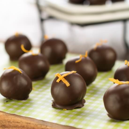 Chocolate Orange Raisin Truffles