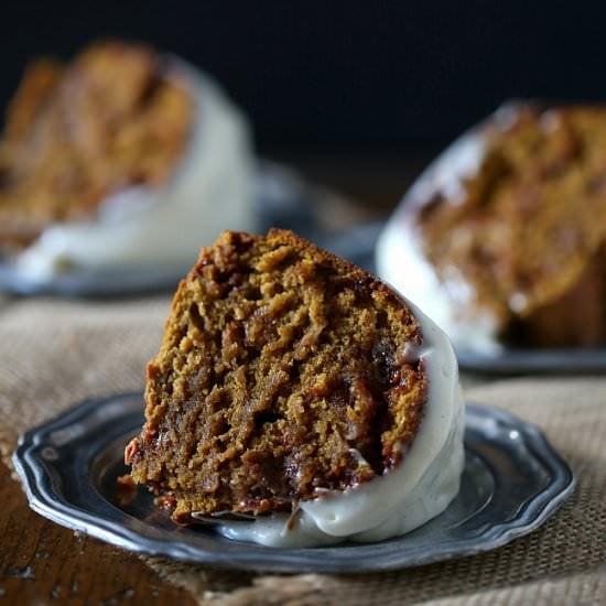 Butterscotch Pumpkin Bundt Cake