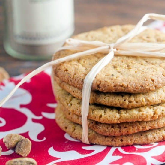 Pistachio Cardamom Cookies