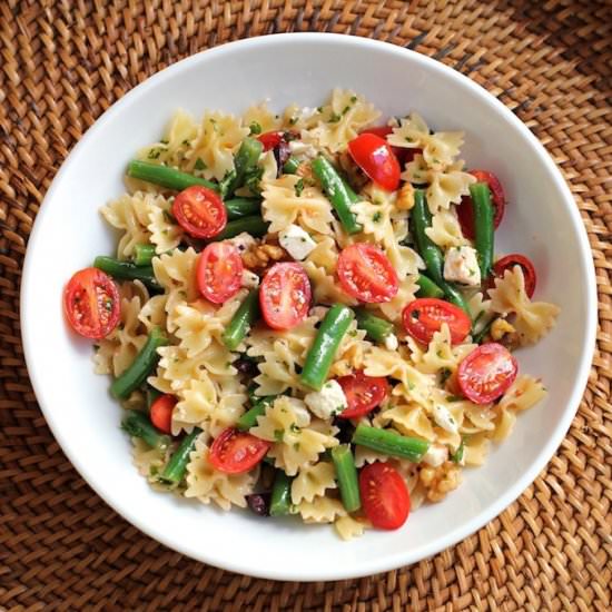 Pasta with Green Beans and Tomatoes