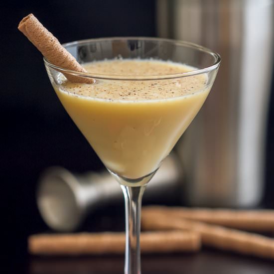 Egg Nog Martini