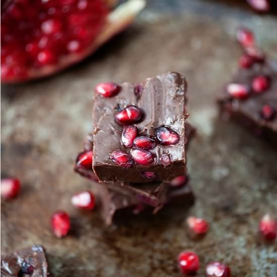 Pomegranate Fudge