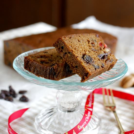 Brandy Soaked Christmas Fruit Cake