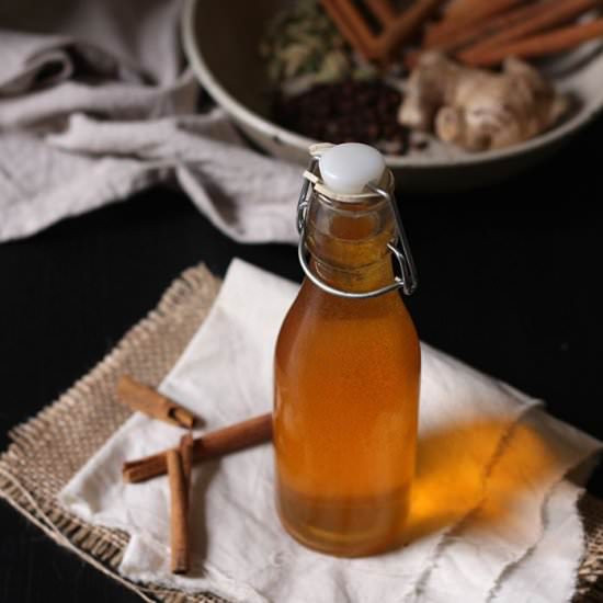 Spiced Christmas Kombucha