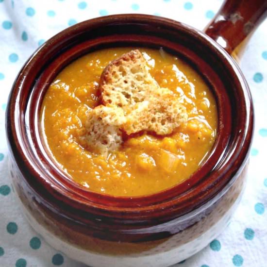 Moroccan Butternut Squash Soup