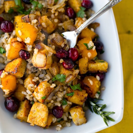Festive Brown Rice Bowl