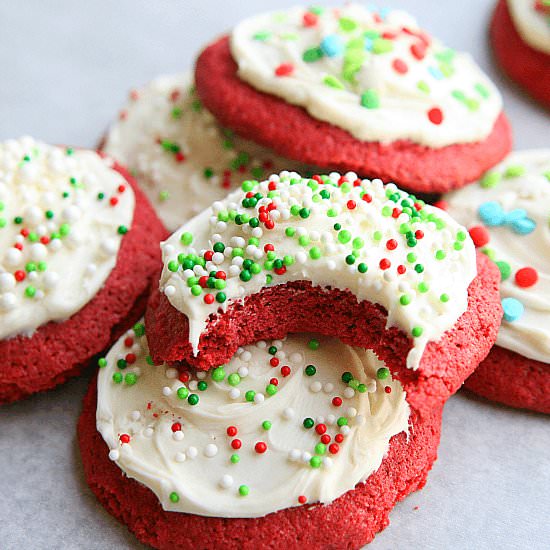 Gluten Free Red Velvet Cookies
