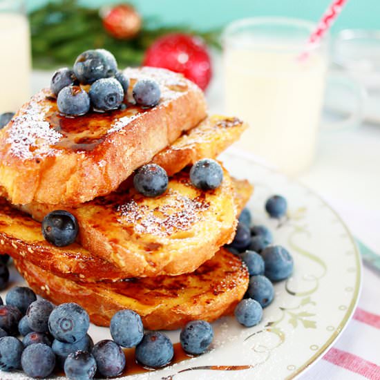 Eggnog French Toast