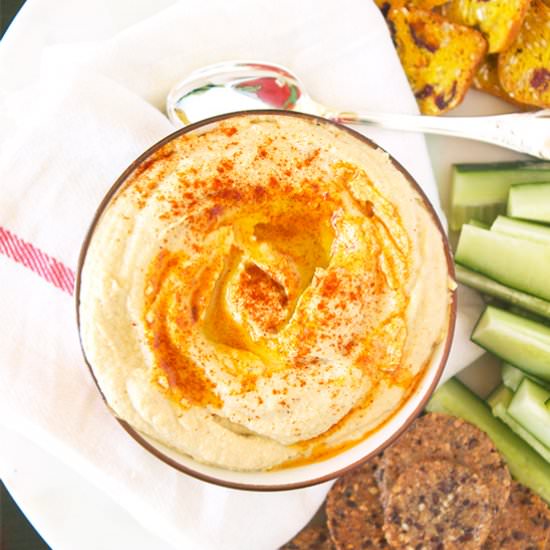 Roasted Cauliflower & Garlic Hummus