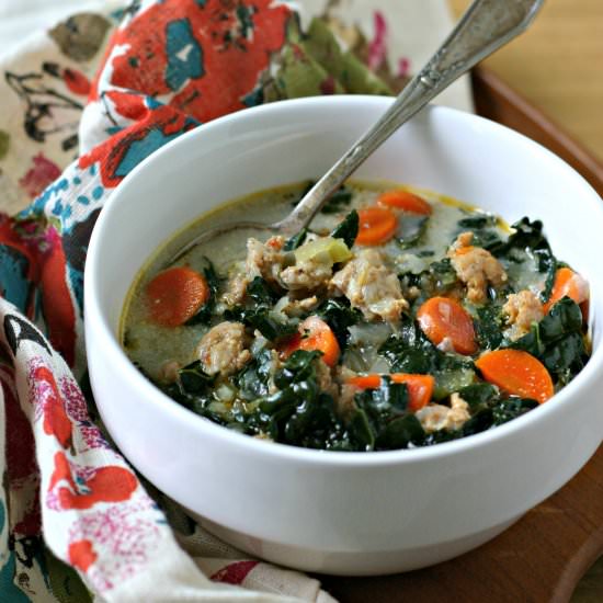 Creamy Kale and Sausage Soup